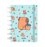 Cuaderno a5 bubble tea capibara