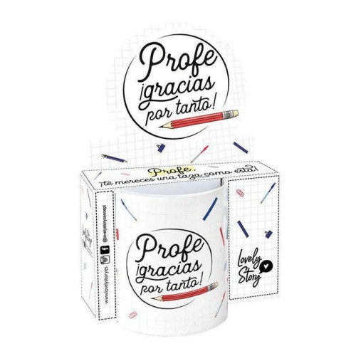 Taza - profe gracias por tanto 330ml