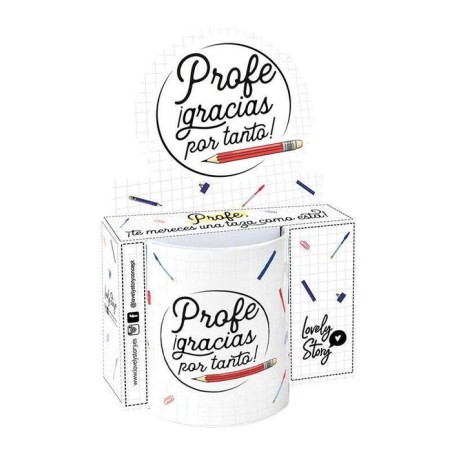 Taza - profe gracias por tanto 330ml