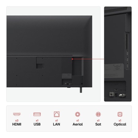 Televisor lg 43ua75006la.aeud led 43 " negro, ultrahd/4k, sintonizador de triple, hdr 43ua75006la.aeud