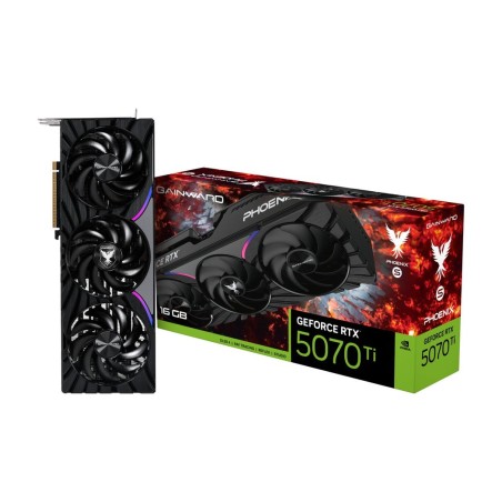 Gainward geforce rtx 5070 ti phoenix-s (dlss 4, 3x displayport, 1x hdmi 2.1) ne7507t019t2-gb2031k