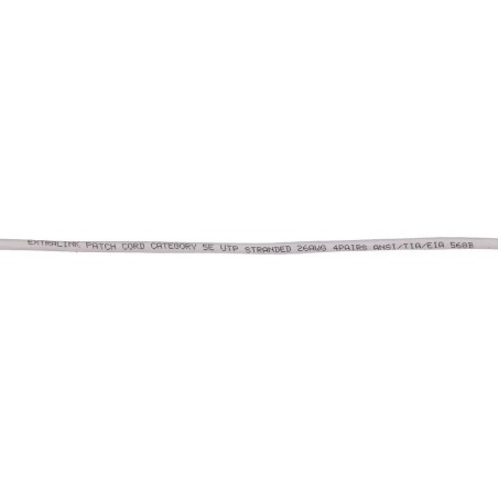 Cable extralink lan patchcord cat.5e utp 5m twisted gris