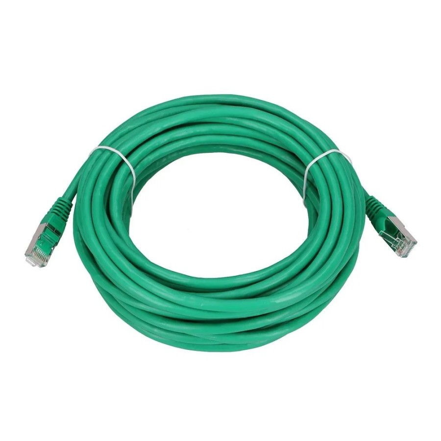 Cable extralink lan patchcord cat.6 ftp 10m 1gbit verde