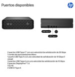 Workstation hp z2 mini g1i desktop pc wolf pro security edition windows 11 pro mini pc puesto de trabajo negro
