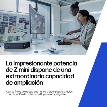Workstation hp z2 mini g1i desktop pc wolf pro security edition windows 11 pro mini pc puesto de trabajo negro