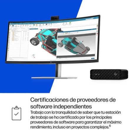 Workstation hp z2 mini g1i desktop pc wolf pro security edition windows 11 pro mini pc puesto de trabajo negro