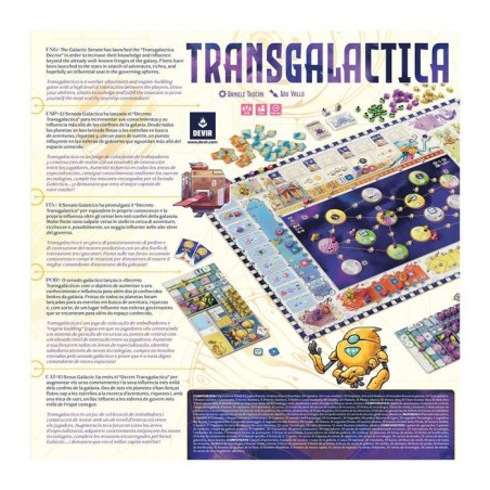 Juego de mesa transgalactica