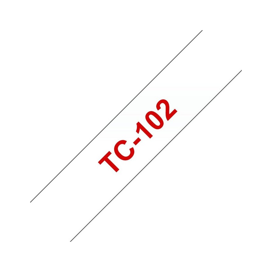 Brother tc-102 cinta para impresora de etiquetas
