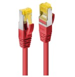 Lindy cable de red cat6a s ftp lsoh cat7 rohcable rojo15m
