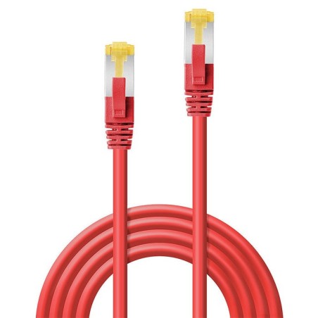 Lindy cable de red cat6a s ftp lsoh cat7 rohcable rojo15m