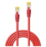 Lindy cable de red cat6a s ftp lsoh cat7 rohcable rojo15m