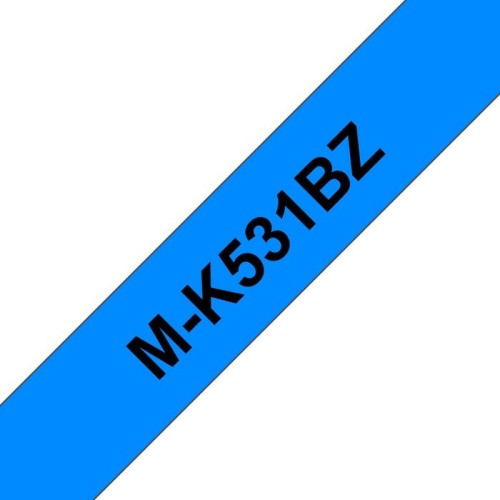 Brother labelling tape - 12mm, black/blue, blister cinta para impresora de etiquetas m
