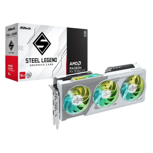 Tarjeta gráfica asrock rx9060xt steel legend 16gb oc