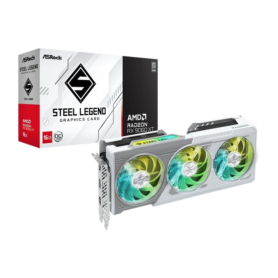 Tarjeta gráfica asrock rx9060xt steel legend 16gb oc