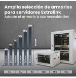 Extralink ex.8567 armario rack 6u pared gris 600x600