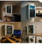 Extralink ex.8567 armario rack 6u pared gris 600x600