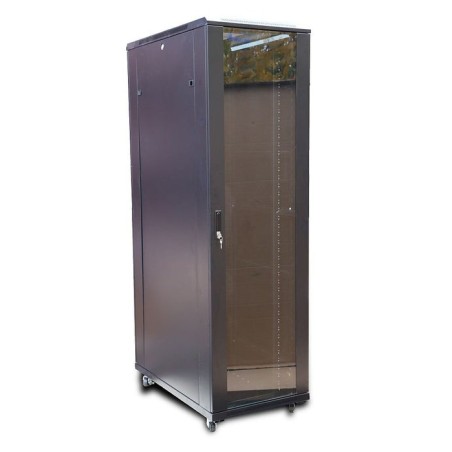 Extralink - 19 armario de pie 42u 600x1000 negro, paquete plano