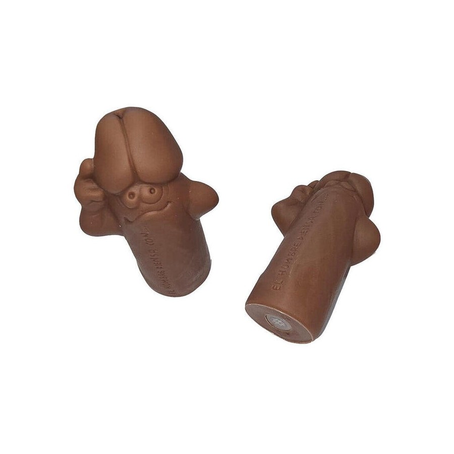 Diablo picante - silbato con forma de pene color mulato