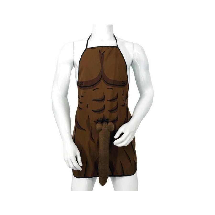 Diablo picante - delantal con pene 3d musculoso y atrevido mulato