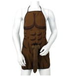 Diablo picante - delantal con pene 3d musculoso y atrevido mulato
