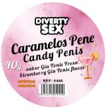 Diablo picante - 20 caramelos con forma de pene con sabor gin tonic