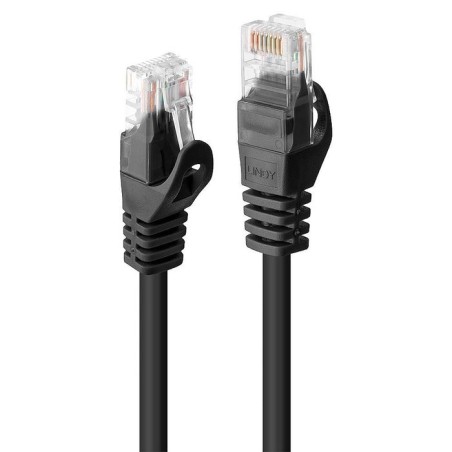 Cable lindy de red cat6 u utp basic negro 7.50m