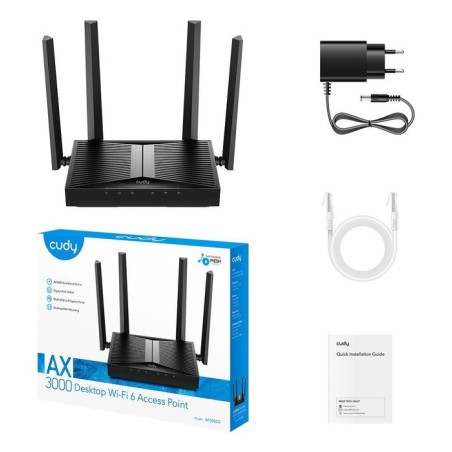 Punto de acceso wi-fi 6 ax3000 de escritorio cudy