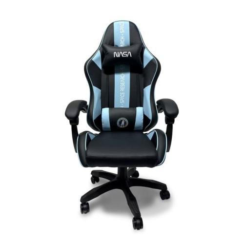 Silla gaming atlantis negra y azul