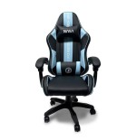 Silla gaming atlantis negra y azul