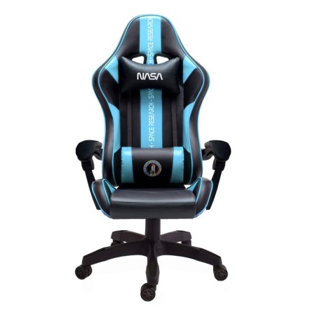 Silla gaming atlantis negra y azul