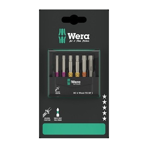 Wera 05073639001 punta de destornillador 4 pieza(s)