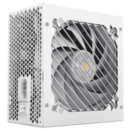 Fuente de alimentacion mars gaming 850w modular atx 3.1 80+ gold 140mm silent blanco