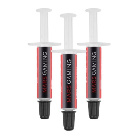 Pasta disipadora mars gaming mt0x3 pack 3 material nanotecnologico no conductor ultra eficiencia 6w