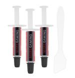 Pasta disipadora mars gaming mt0x3 pack 3 material nanotecnologico no conductor ultra eficiencia 6w