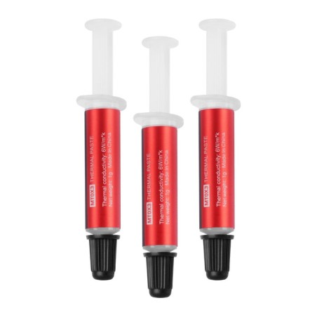 Pasta disipadora mars gaming mt0x3 pack 3 material nanotecnologico no conductor ultra eficiencia 6w