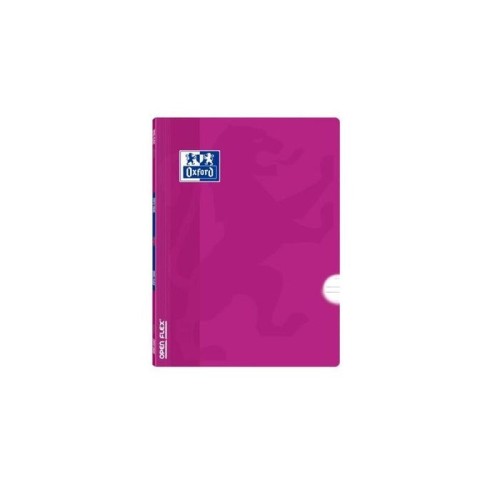 Oxford school classic openflex libreta grapada a5+ 48 hojas pautado 3.5 con margen - tapa de plastico translucido -