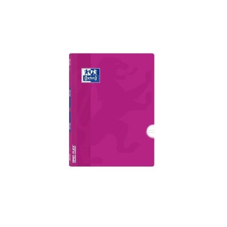 Oxford school classic openflex libreta grapada a5+ 48 hojas pautado 3.5 con margen - tapa de plastico translucido -