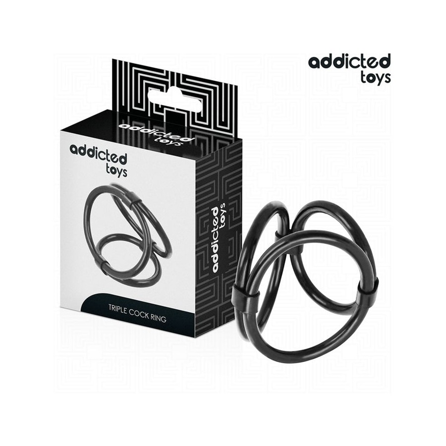 Addicted toys - anillo triple para el pene