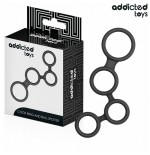 Addicted toys - anillo para el pene con divisores para testículos