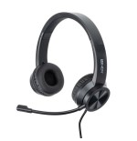 Auriculares lindy 20439  alámbrico  usb tipo c negro