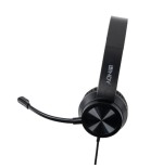 Auriculares lindy 20439  alámbrico  usb tipo c negro