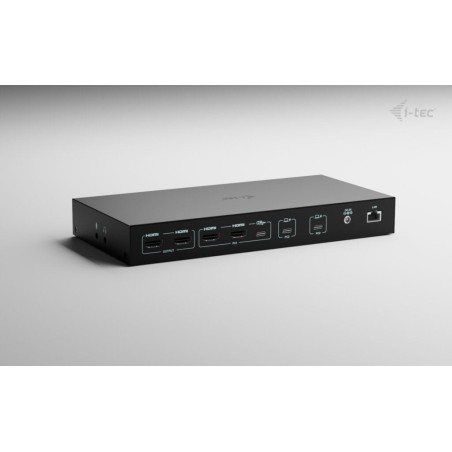 I-tec usb-c kvm docking station for 3 hosts 2xhdmi 1xglan 1xusb-c gen2 3x usb-a gen2 2x usb-a 1.1 1xaudio 1xmic pd 1x 92w 2x 65w