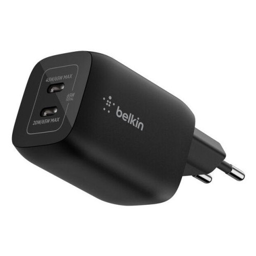 Belkin gaming usb-c ladegerät 65 watt, gan schwarz  ena007kqbk