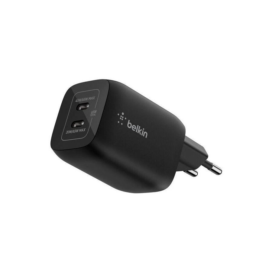 Belkin gaming usb-c ladegerät 65 watt, gan schwarz  ena007kqbk