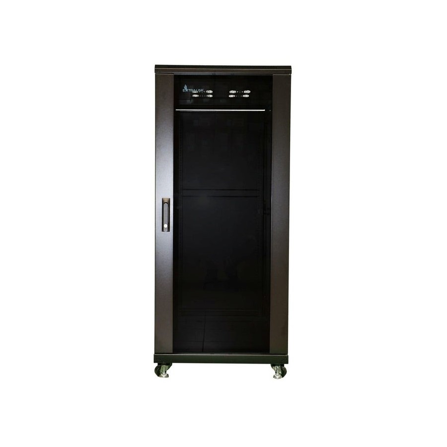 Armario rack de pie extralink 27u 600x800 negro