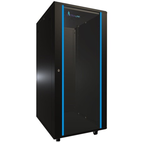 Armario rack de pie extralink 27u 600x800 negro