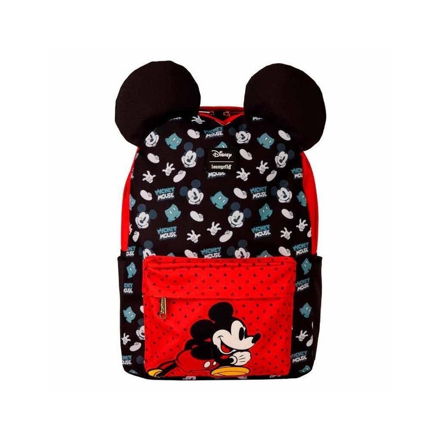 Mochila nylon mickey disney loungefly 43cm