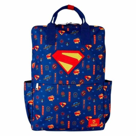 Mochila nylon superman marvel loungefly 43cm