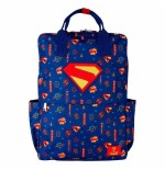 Mochila nylon superman marvel loungefly 43cm
