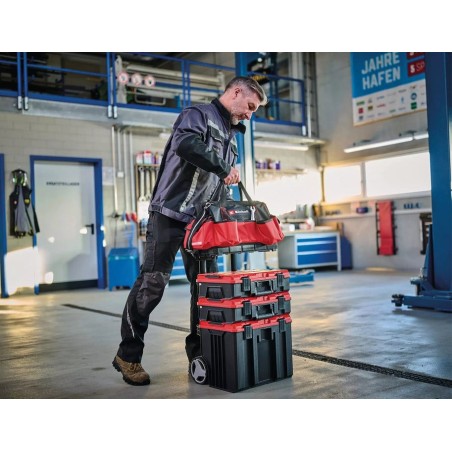 Caja einhell 4540036  de herramientas negro, rojo